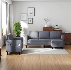 Image 1 of AFPSDLFJDLS sectional sofa review