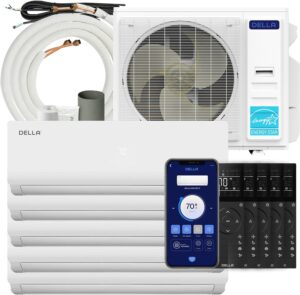 Image 1 of Della 45000 BTU multi zone AC review