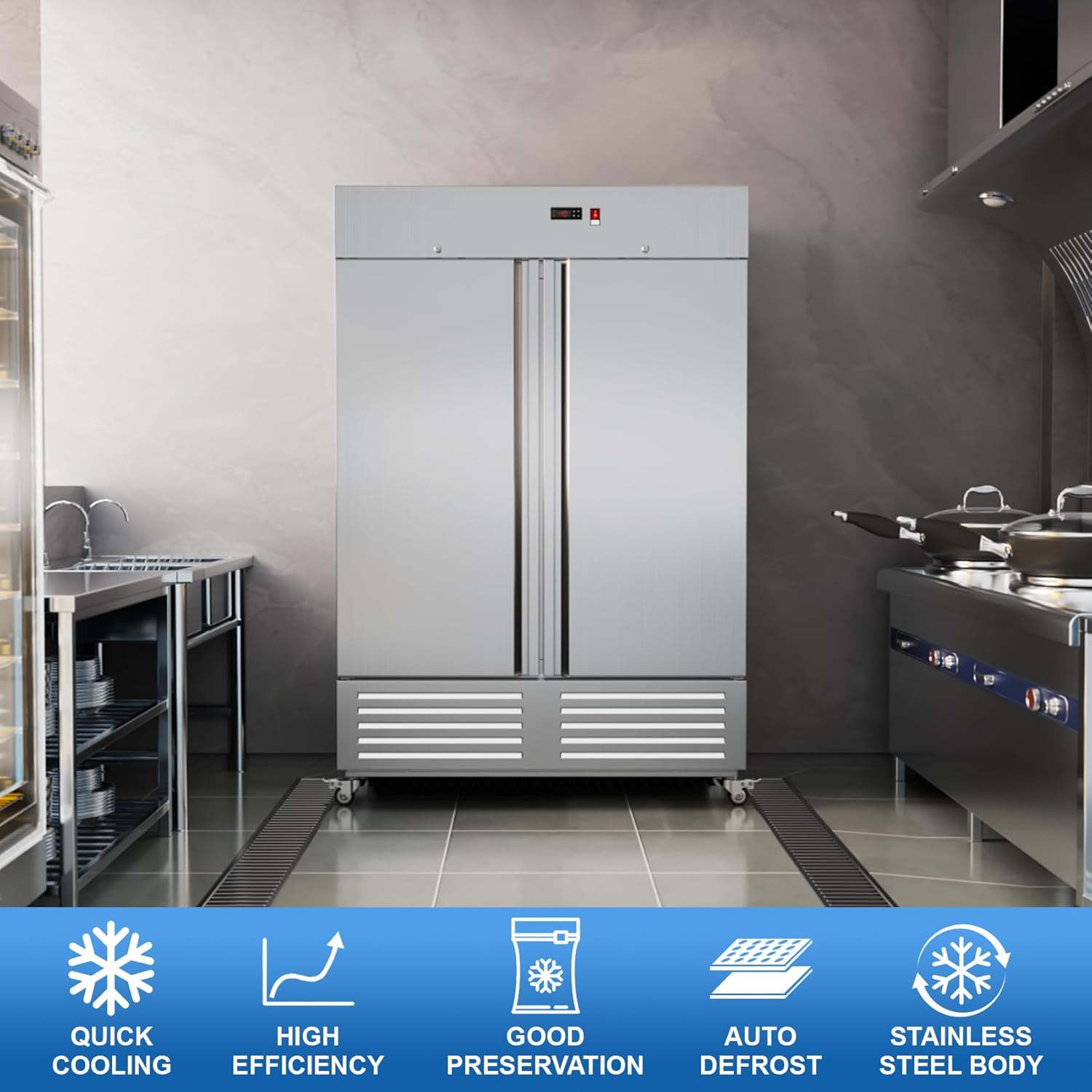 Ferueo commercial freezer review,Ferueo freezer review and rating,is Ferueo commercial freezer worth buying,Ferueo 36 cu ft freezer review pros cons,Ferueo upright freezer review honest opinion,Ferueo F-ST54BF review verdict features in daily use