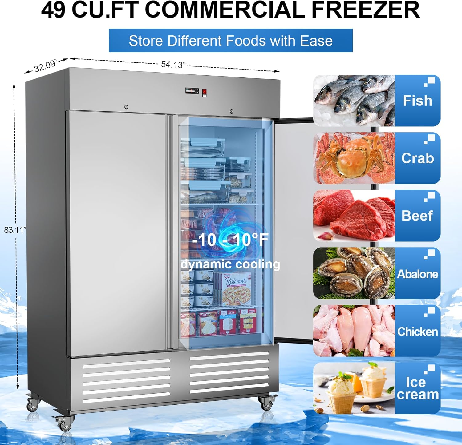 LCEKY 49 cu ft freezer review,LCEKY commercial freezer review and rating,is LCEKY 49 cu ft freezer worth buying,LCEKY 49 cu ft freezer review pros cons,LCEKY 2 door freezer review honest opinion,LCEKY freezer review verdict unboxing and complete package contents