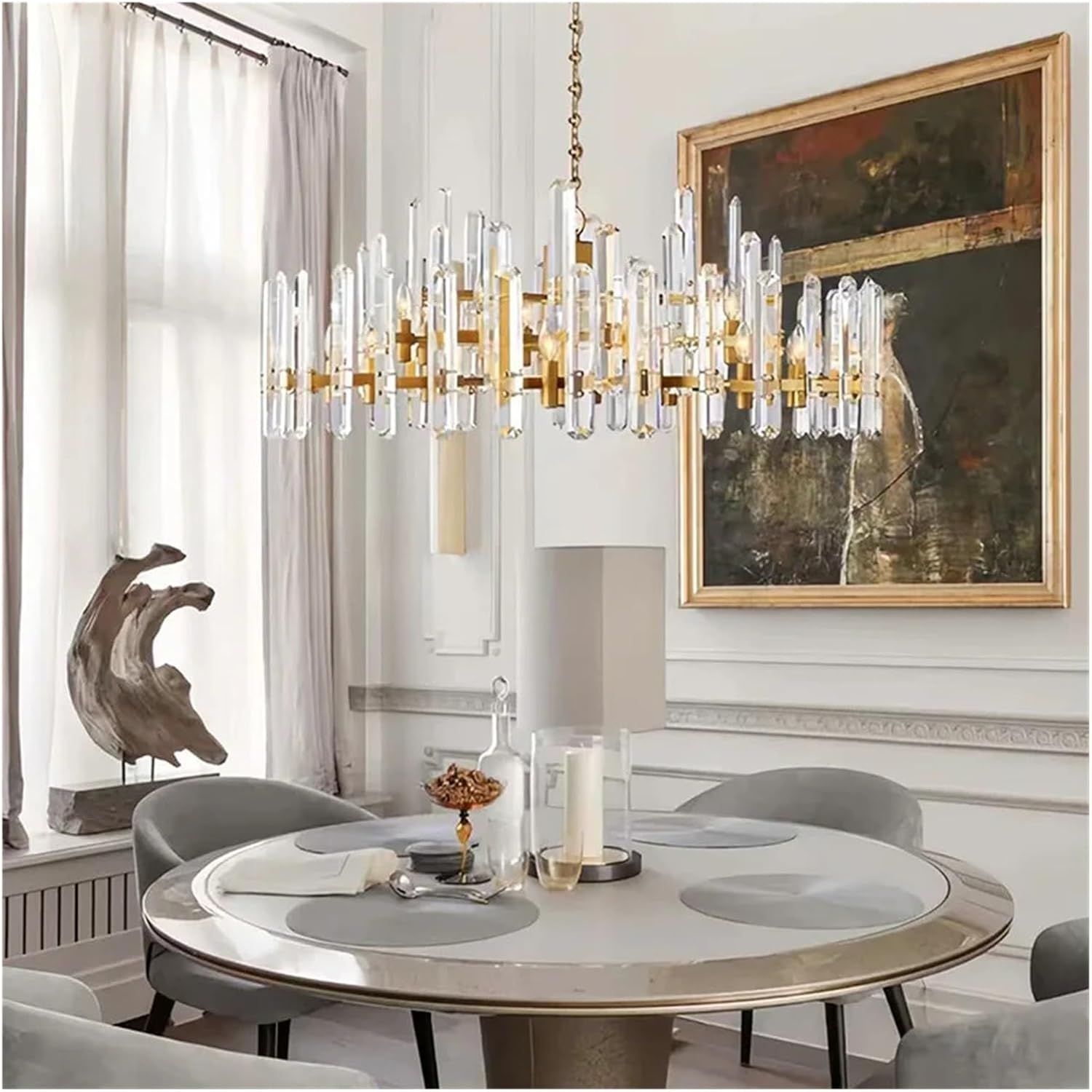 Modern Minimalist Crystal Chandelier review,circular chandelier review and rating,is modern crystal chandelier worth buying,chandelier review pros cons,chandelier review honest opinion,gold black chandelier review verdict setup process and initial configuration