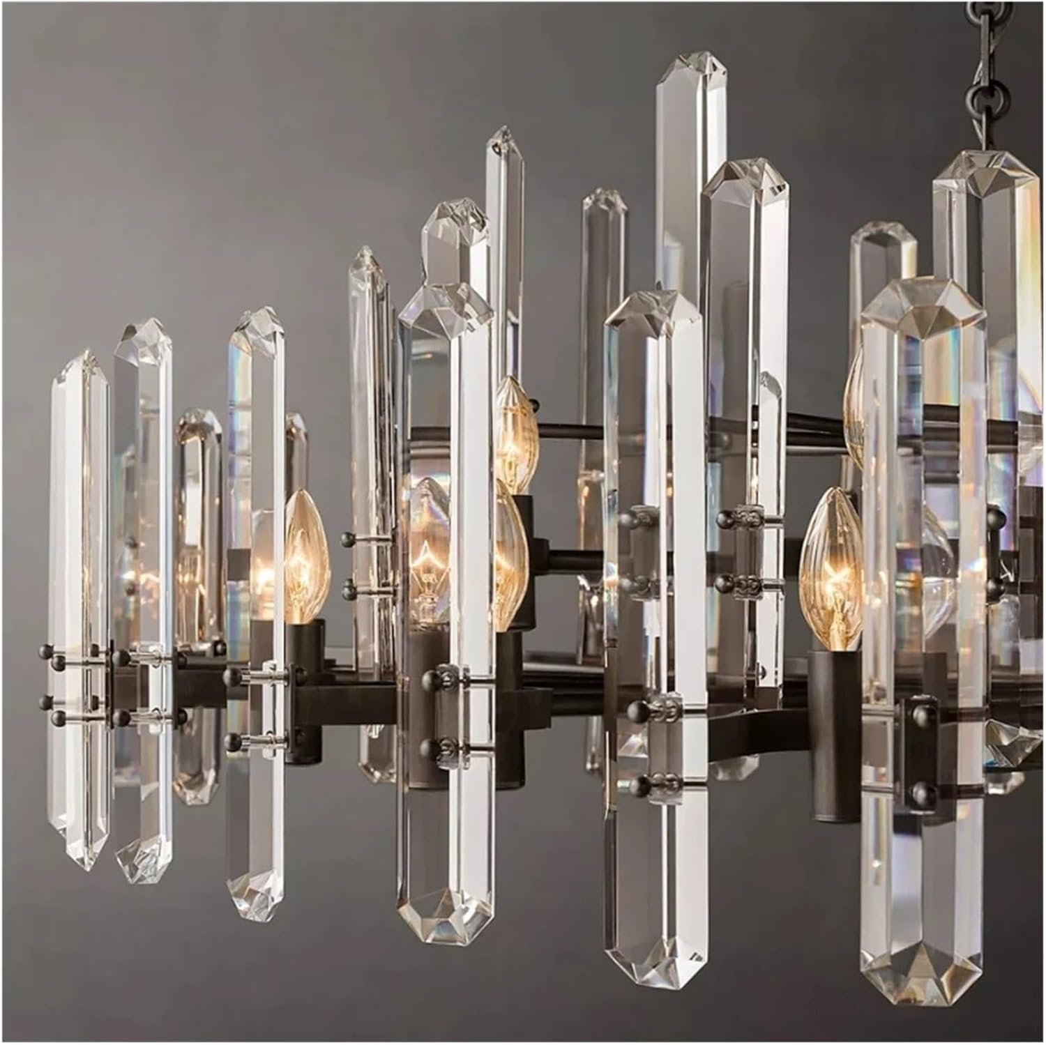 Modern Minimalist Crystal Chandelier review,circular chandelier review and rating,is modern crystal chandelier worth buying,chandelier review pros cons,chandelier review honest opinion,gold black chandelier review verdict real-world details not found in the official specs