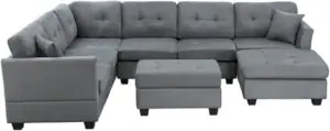 Image 1 of U-Style upholstery sectional sofa review
