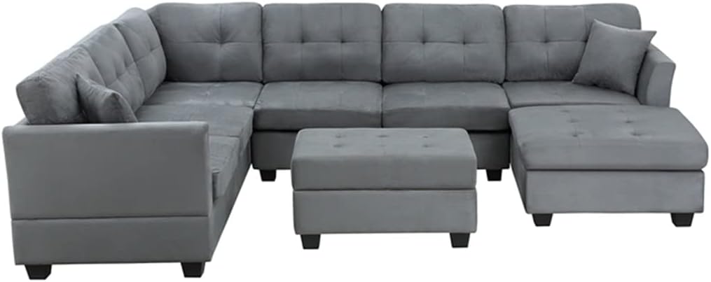 U-Style upholstery sectional sofa review,U-Style sectional sofa review and rating,is U-Style sofa worth buying,U-Style sofa review pros cons,U-Style sofa review honest opinion,U-Style upholstery sofa review verdict unboxing — first impressions and package contents