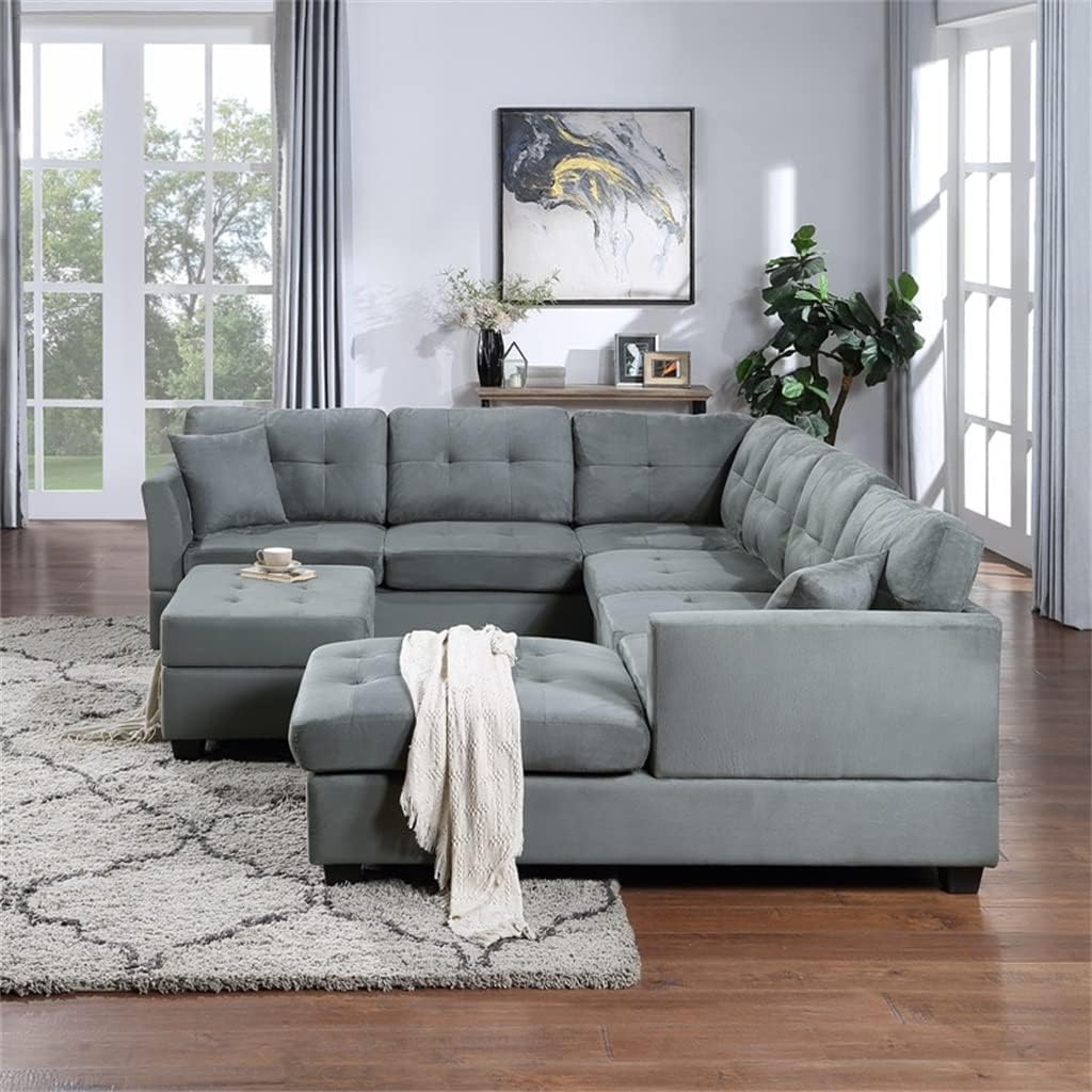U-Style upholstery sectional sofa review,U-Style sectional sofa review and rating,is U-Style sofa worth buying,U-Style sofa review pros cons,U-Style sofa review honest opinion,U-Style upholstery sofa review verdict real-world details not found in the official specs