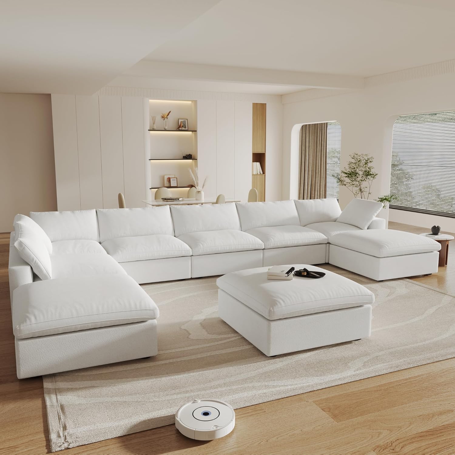 WJShome Cloud Couch Sectional review during hands-on performance testing