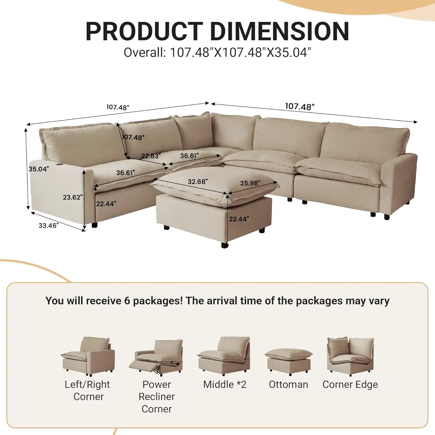 WJShome Modular Sectional Sofa Review: Honest Pros & Cons 2 WJShome modular sectional sofa review,WJShome sectional sofa review and rating,is WJShome sofa worth buying,WJShome sofa review pros cons,WJShome sectional sofa review honest opinion,WJShome modular sofa review verdict unboxing and complete package contents