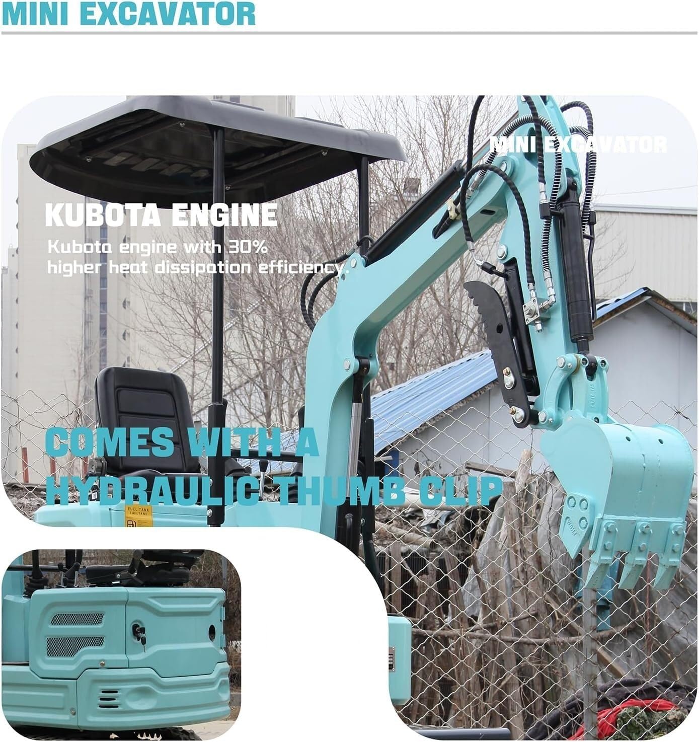 Practical guide to operating Yuntu Rapid Drive diesel small excavator review showing grease points and controls