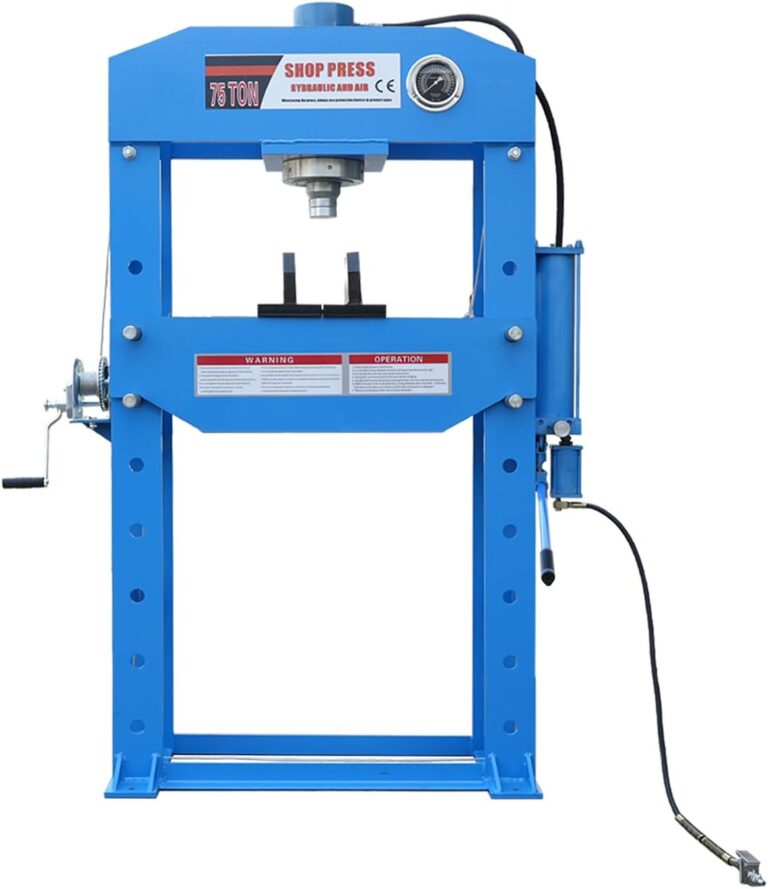 Image 1 of 75 ton hydraulic shop press review