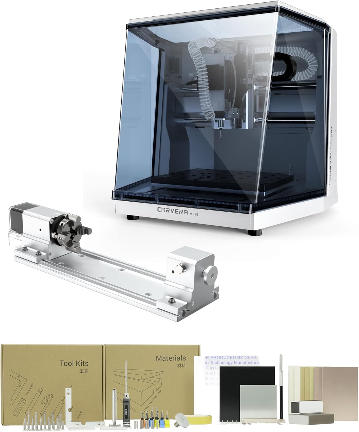 Carvera Air Desktop CNC Review: Honest Pros, Cons & Verdict 1 Carvera Air desktop CNC review,Carvera Air CNC machine review,Carvera Air 4th axis review,Carvera Air review pros cons,Carvera Air CNC worth buying,Carvera Air honest review unboxing — first impressions and package contents