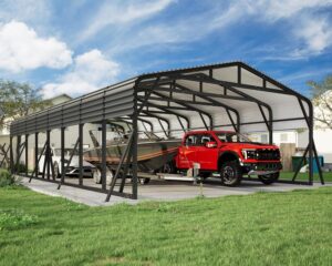 Image 1 of Jocisland 20x40 metal carport review