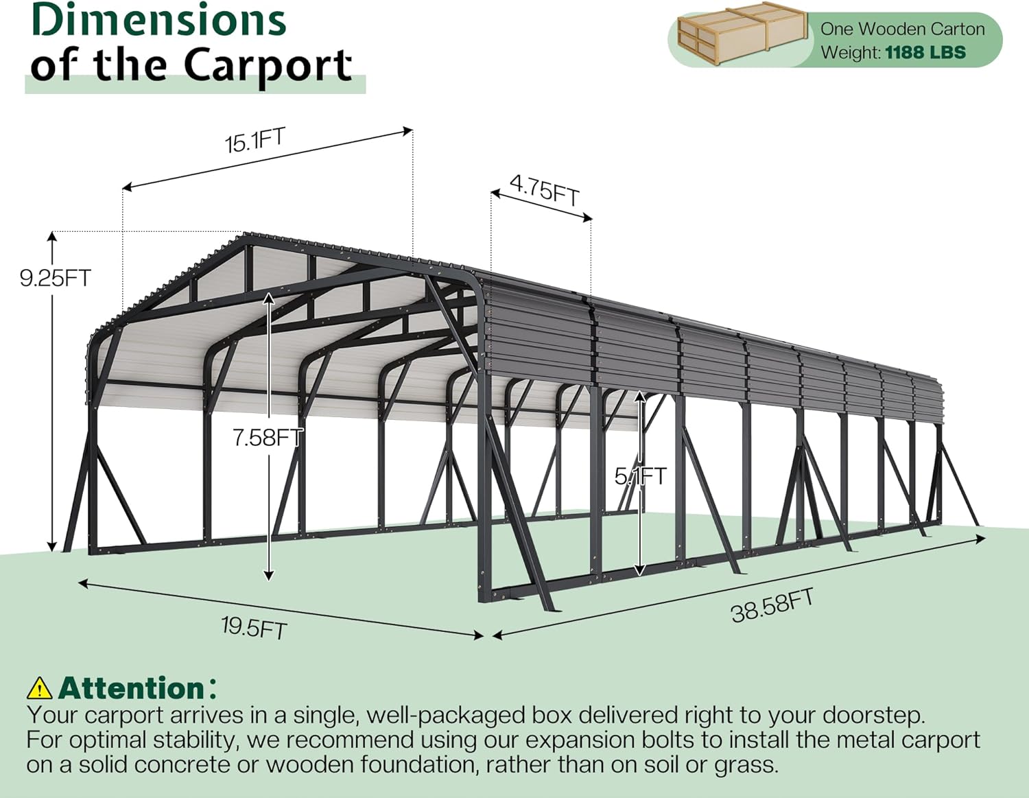 Jocisland 20x40 Metal Carport Review: Pros & Cons 2 Jocisland 20x40 metal carport review,Jocisland carport review and rating,is Jocisland 20x40 carport worth buying,Jocisland carport review pros cons,Jocisland carport review honest opinion,Jocisland heavy duty carport review verdict performance testing over multiple weeks