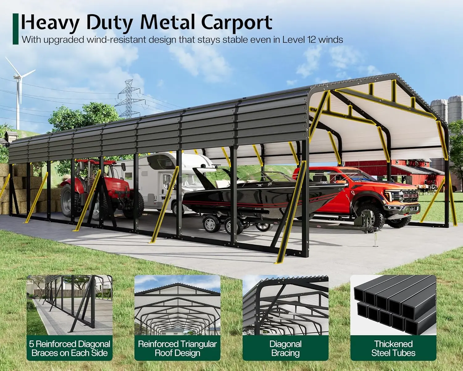 Setup and practical use guide for Jocisland 20x40 metal carport review,Jocisland carport review and rating,is Jocisland 20x40 carport worth buying,Jocisland carport review pros cons,Jocisland carport review honest opinion,Jocisland heavy duty carport review verdict