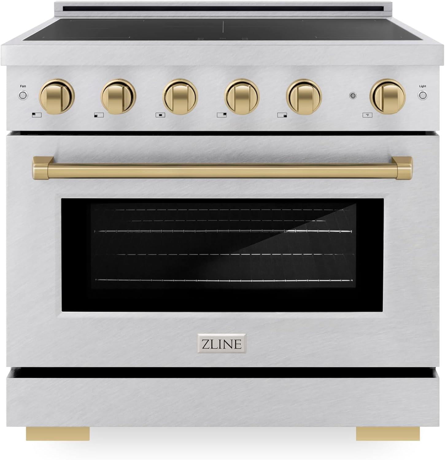 ZLINE Autograph Edition induction range review build quality and materials close-up